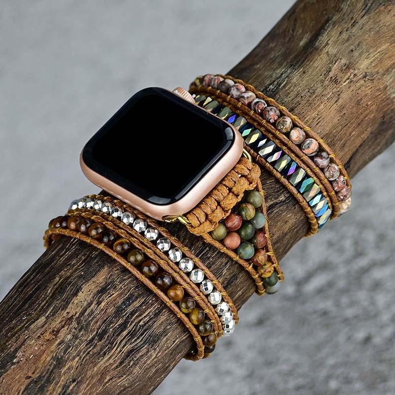 Avelena | Tiger's Eye Stärkender Apple Watch Armband Orion