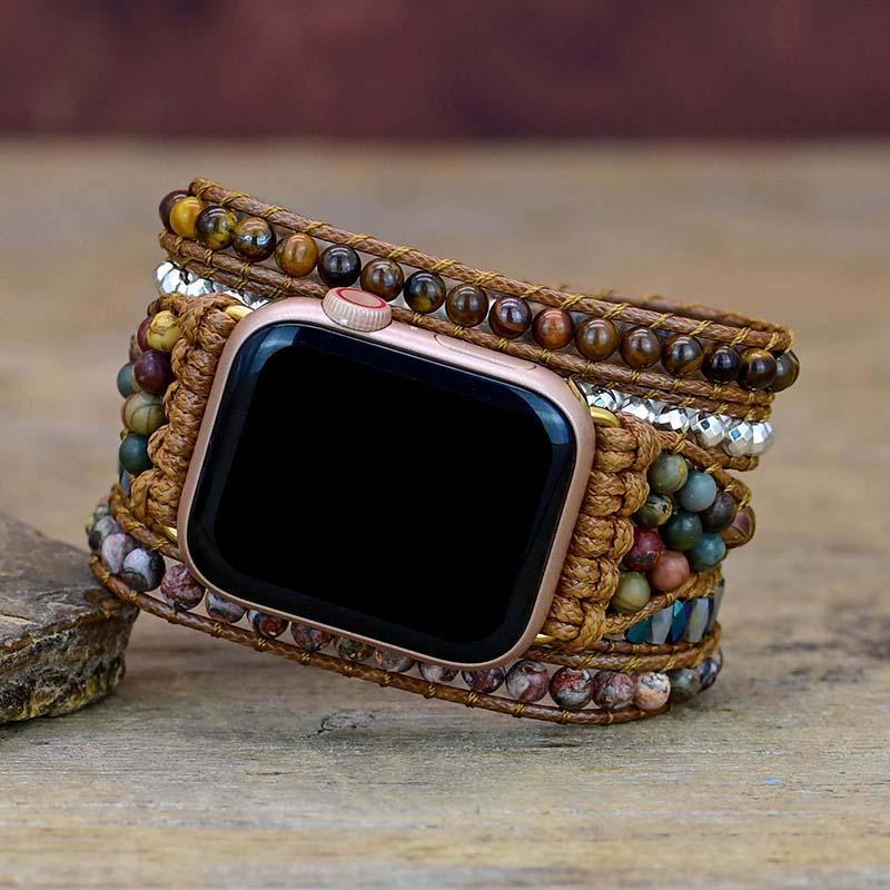 Avelena | Tiger's Eye Stärkender Apple Watch Armband Orion
