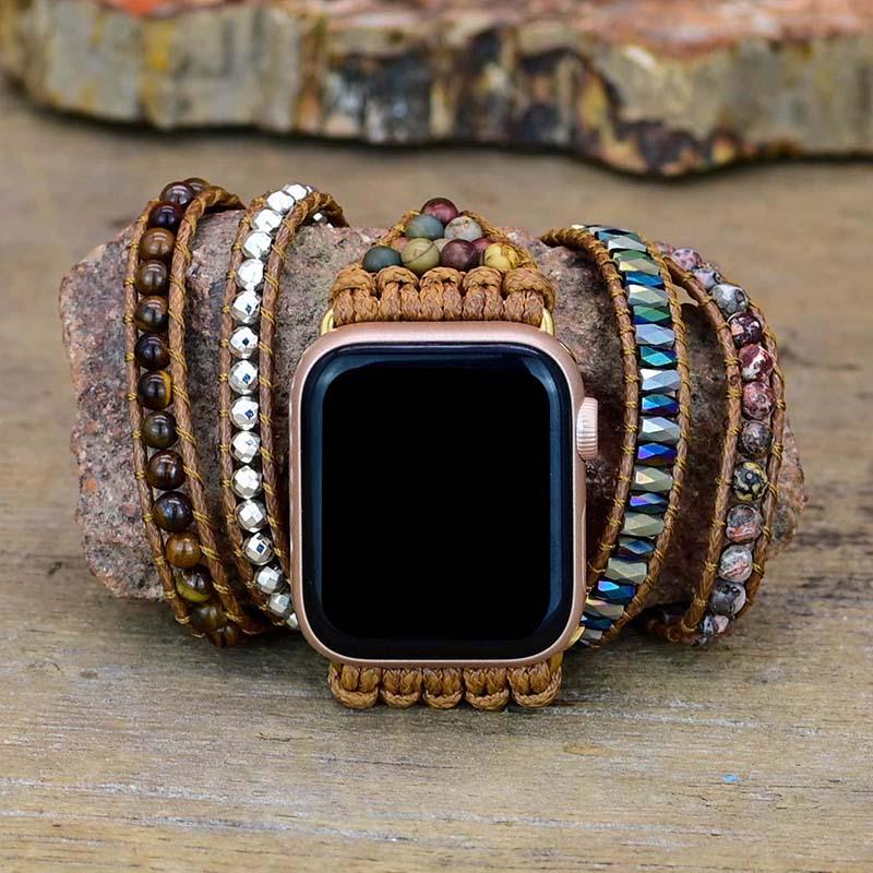 Avelena | Tiger's Eye Stärkender Apple Watch Armband Orion