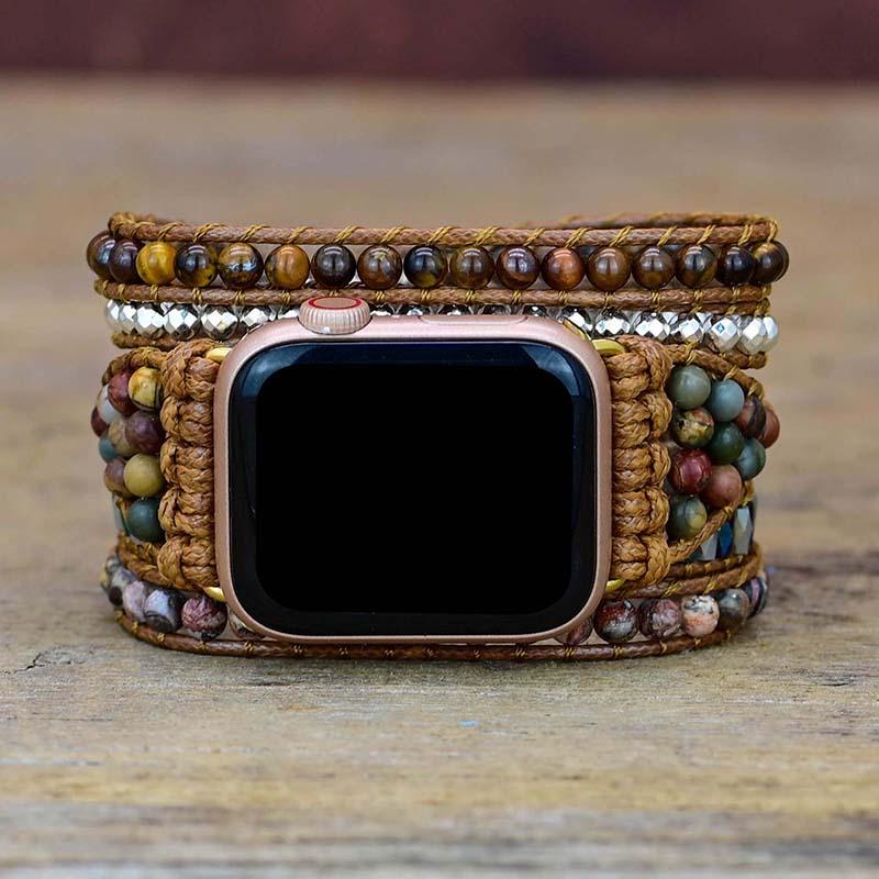 Avelena | Tiger's Eye Stärkender Apple Watch Armband Orion