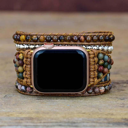 Avelena | Tiger's Eye Stärkender Apple Watch Armband Orion