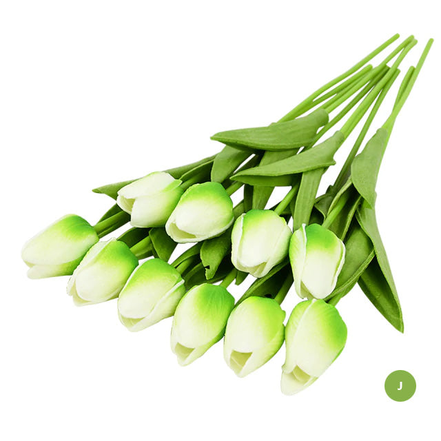 Avelena | Mode-Tulpen Kunstblumen Für wartungsfreie kreative Wohnkultur Florale Displays Für Wohnzimmer Esszimmer Nordic Home Dekoration