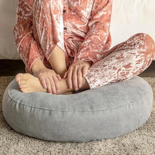 Avelena | Rundes Meditations- und Yogakissen – Bequemes Bodenkissen für Entspannung & Komfort