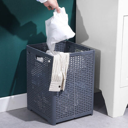 Avelena | Zusammenklappbarer Plastik Wäschekorb
