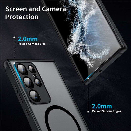 Avelena | ShieldPro | Magnetisches stoßfestes Gehäuse für Samsung