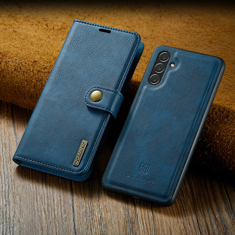 Avelena | 2 in 1 abnehmbare Flip-Ledertasche für Samsung Galaxy