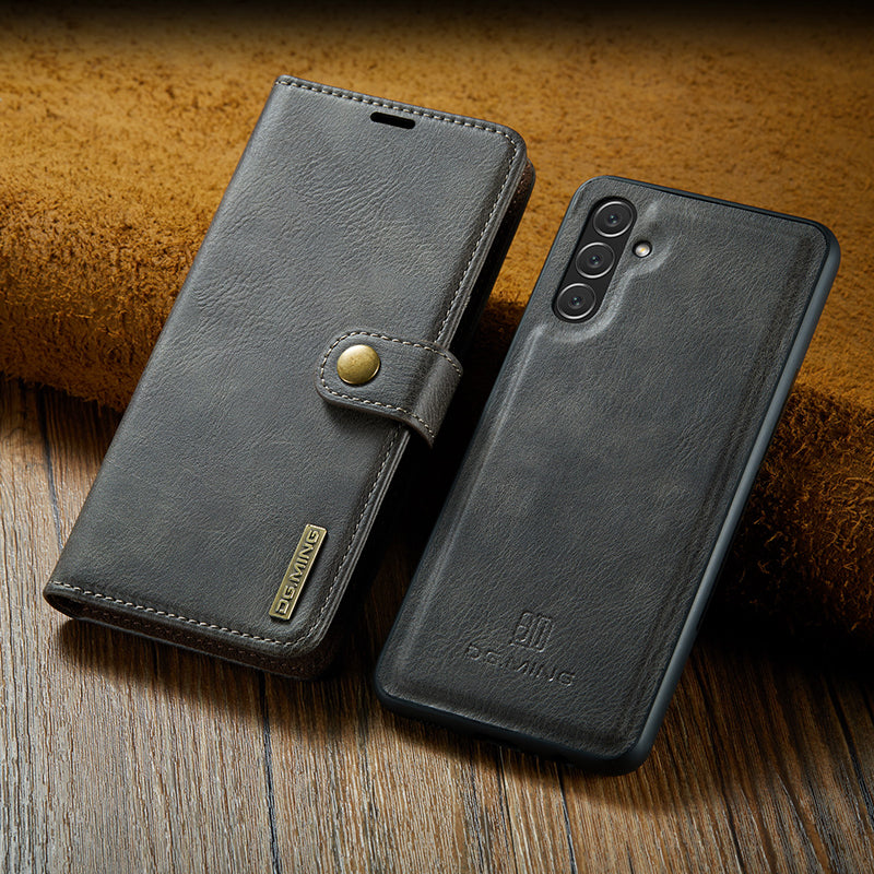 Avelena | 2 in 1 abnehmbare Flip-Ledertasche für Samsung Galaxy