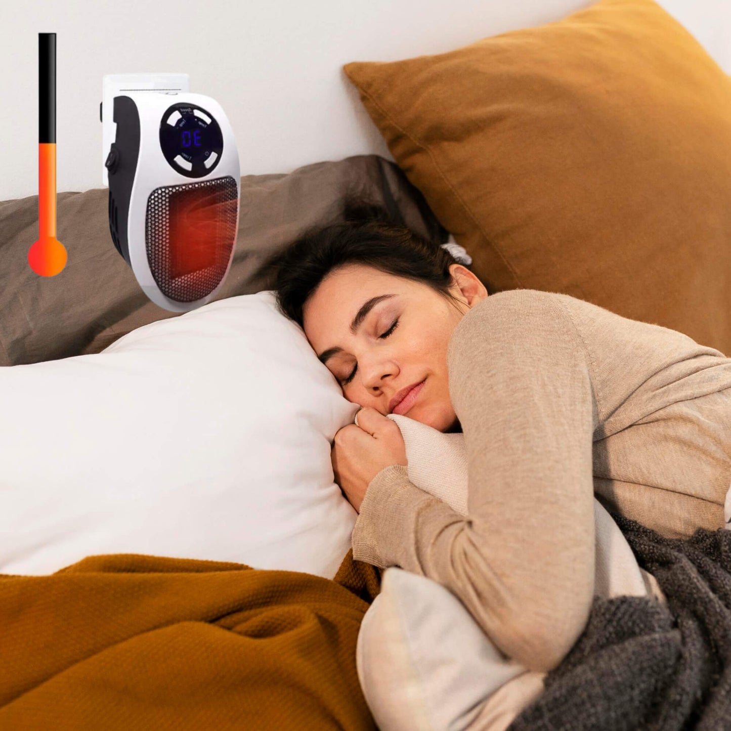 Avelena | Bester tragbarer elektrischer Heizkörper Effizientestes Energiedämm-Paneel für Räume und Flächen