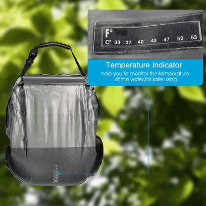 Avelena | Tragbare Solar-Duschbeutel für Campingwagen und Zelte