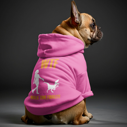 Avelena | Walk Time - Personalisierte Französische Bulldoggen Hoodies Mit Lustigen Zitaten – Stilvoll, Gemütlich Und Premium 100% Baumwolle