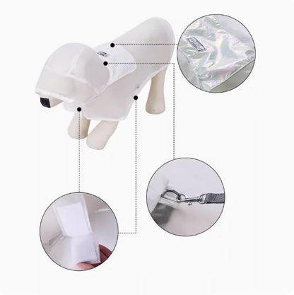 Avelena | Clearpup Tragbarer Transparenter Französischer Regenmantel