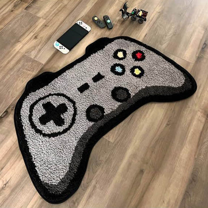 Avelena | Spielcontroller-förmiger Faux-Kaschmir-gedruckter Teppich