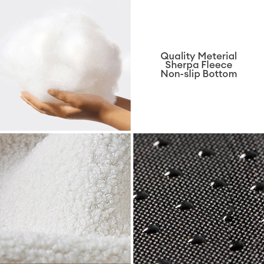 Avelena | Blumen Wärme Voller Unterstützung Waschbarer Dekoration Hund & Katze Bett