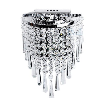 Avelena | Moderne Chromkristall -Drop - Wandleuchten