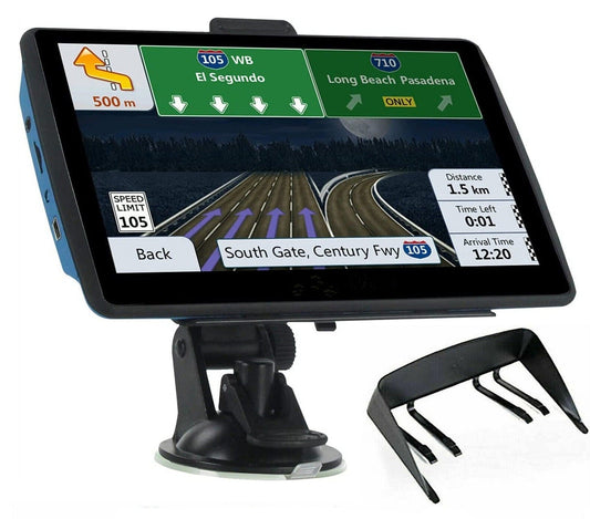 Avelena | 7" GPS-Navigationssystem | Aufgerüstet mit Live-Verkehrsupdates & Vorgefertigten Karten für das Vereinigte Königreich & die EU für Autos und Lkw