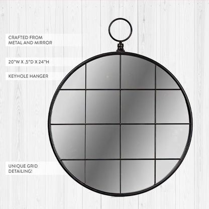 Avelena | Multipanel Rund Wandspiegel