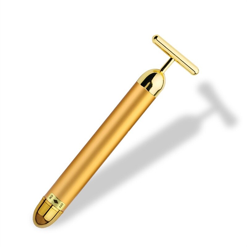 Avelena | Energy 24K Gold T Beauty Bar Gesichtsroller-Massagegerät