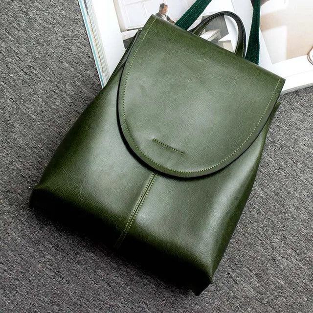 Avelena | Trendiger Leder Rucksack für Frauen - Stilvoll, Vielseitig & Nachhaltig
