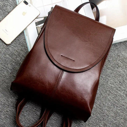 Avelena | Trendiger Leder Rucksack für Frauen - Stilvoll, Vielseitig & Nachhaltig