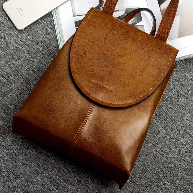 Avelena | Trendiger Leder Rucksack für Frauen - Stilvoll, Vielseitig & Nachhaltig