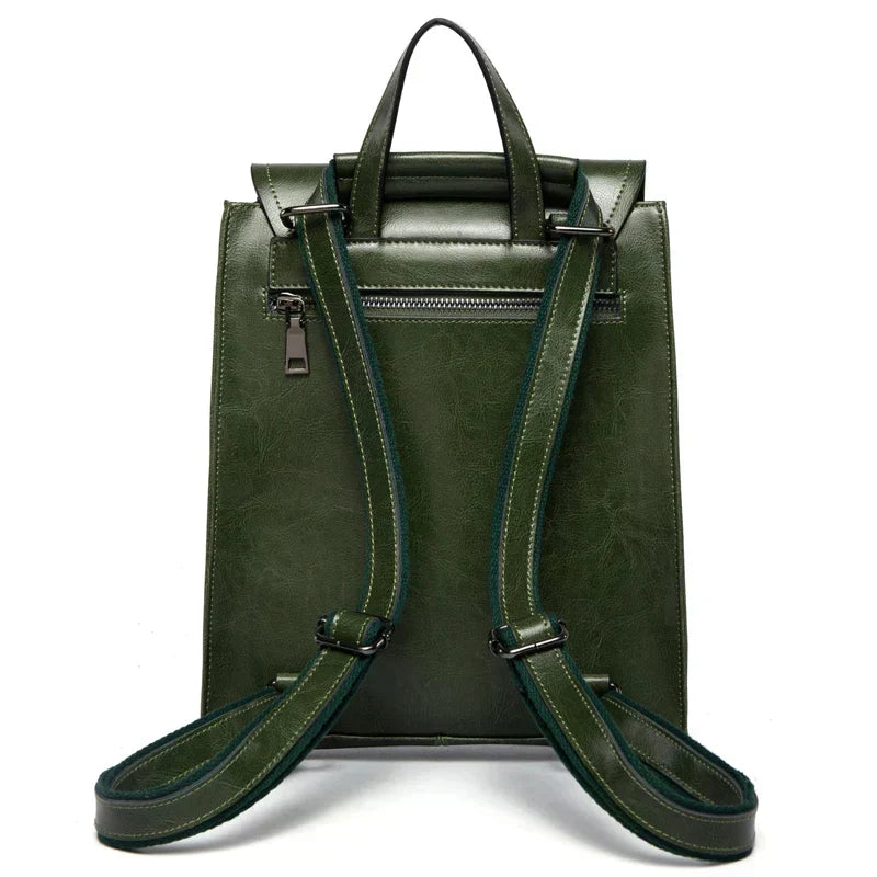 Avelena | Trendiger Leder Rucksack für Frauen - Stilvoll, Vielseitig & Nachhaltig