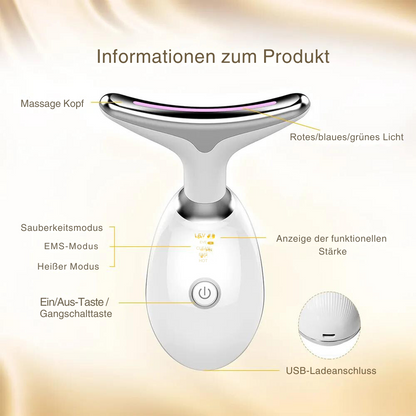 Avelena | VerjüngungsKur Nacken- und Gesichtsmassagegerät
