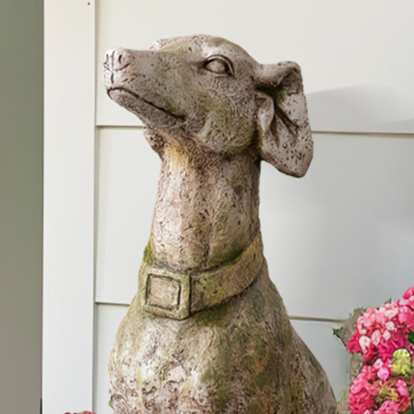 Avelena | Sitzende Greyhound Garten Statue