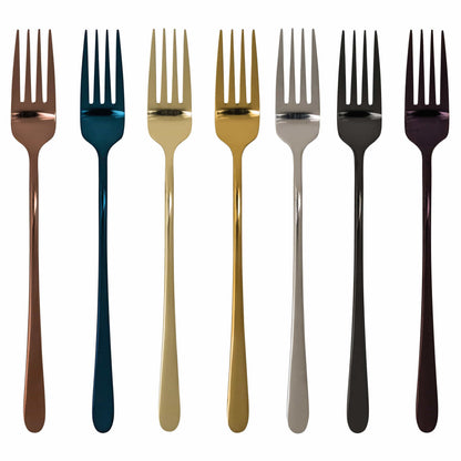 Besteckset Modern Edelstahl Tischgabeln