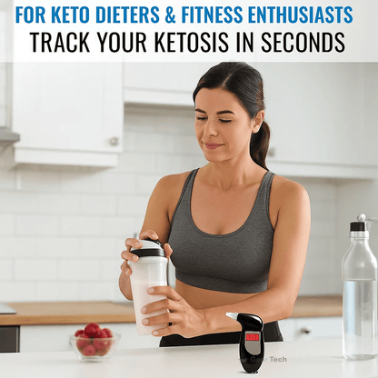 Avelena | Keto Atemmesser | Präzise Ketoseüberwachung für Gewichtsverlust und Diätoptimierung zu Hause oder unterwegs