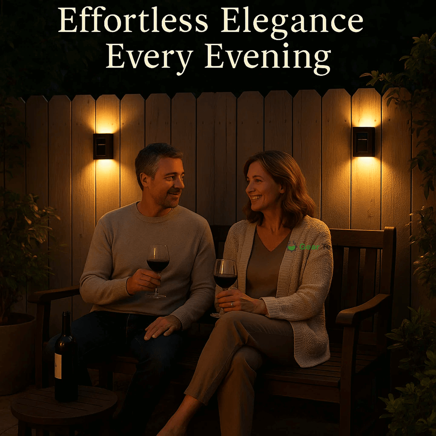 Avelena | Drahtlose LED-Solar-Wandleuchten - Außenbeleuchtung für Wege und Terrassen, energieeffizient und wetterbeständig