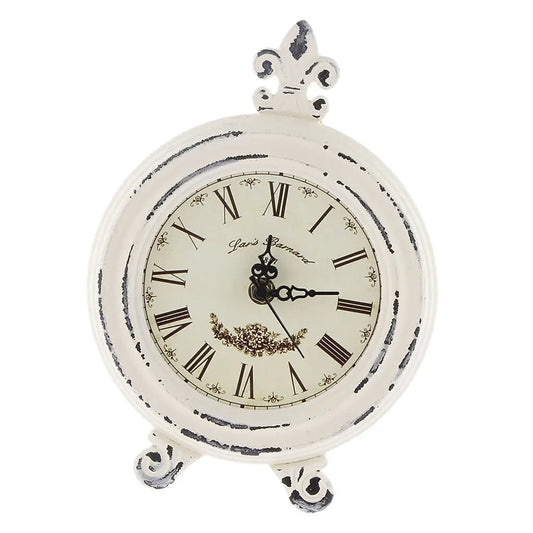 Avelena | Vintage Holzstil Tischuhr mit Alarm