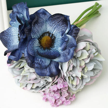 Avelena | 6 Stück. Schöne Pfingstrose Mohn Künstliche Seidenblumen Weißer Strauß Vase Für Zuhause Feier Herbst Hochzeit Diy Dekoration Künstliche Blumen