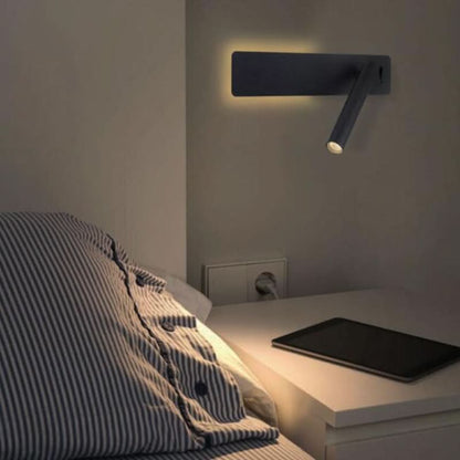 Avelena | Verstellbare LED-Lese-Wandlampe für das Bett