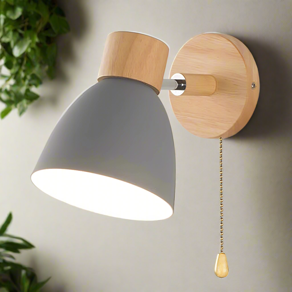 Avelena | Frendorf - Nordic-modern hanging switch wall lamp made of wood