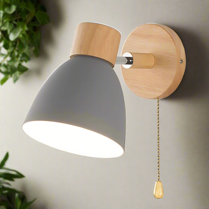 Avelena | Frendorf - Nordic-modern hanging switch wall lamp made of wood