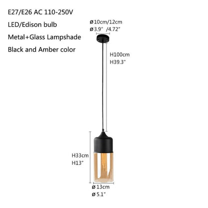 Avelena | Nordische Glas Pendelleuchte