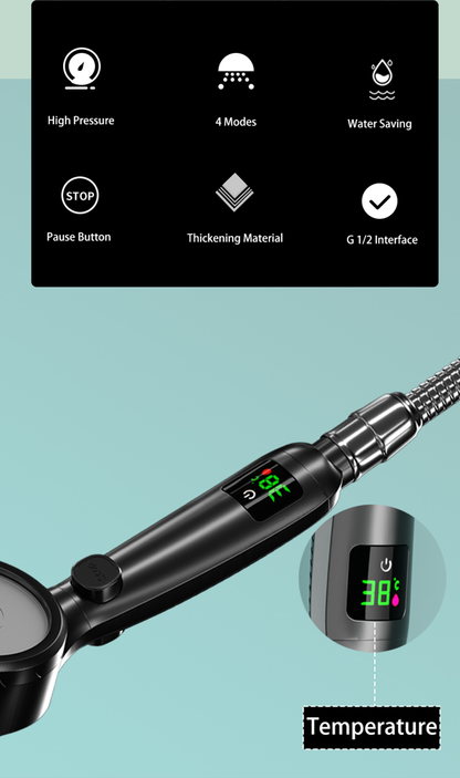 Avelena | Duschkopf mit Temperaturanzeige im Angebot