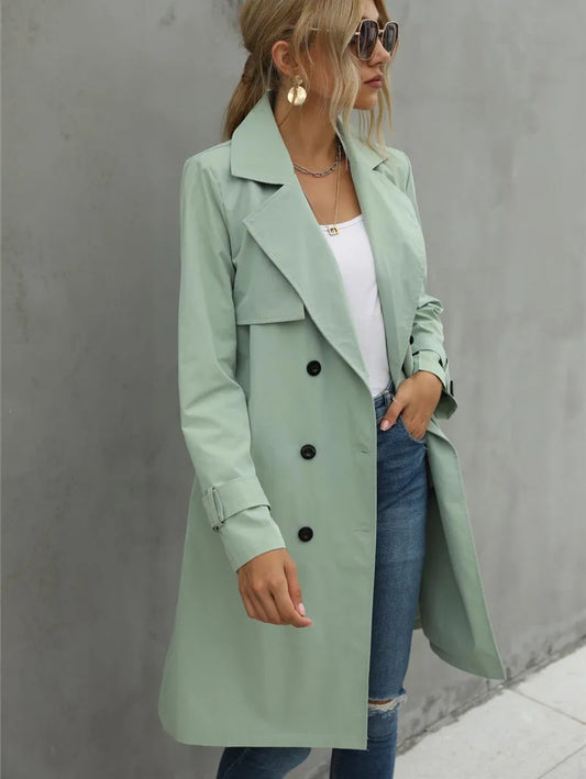 und Sommer Trenchcoat Jacke Damen | Ezearyn