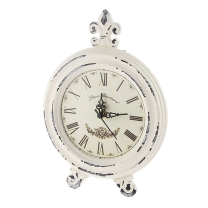 Avelena | Vintage Holzstil Tischuhr mit Alarm