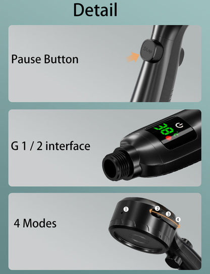 Avelena | Duschkopf mit Temperaturanzeige im Angebot