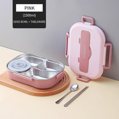 Avelena | Edelstahl Mehrfachfach Kinder Lunchbox