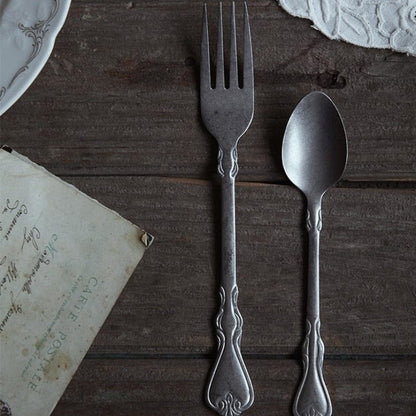 Avelena Vintage Besteckset, 4-teilig, matt – Elegant & Zeitlos