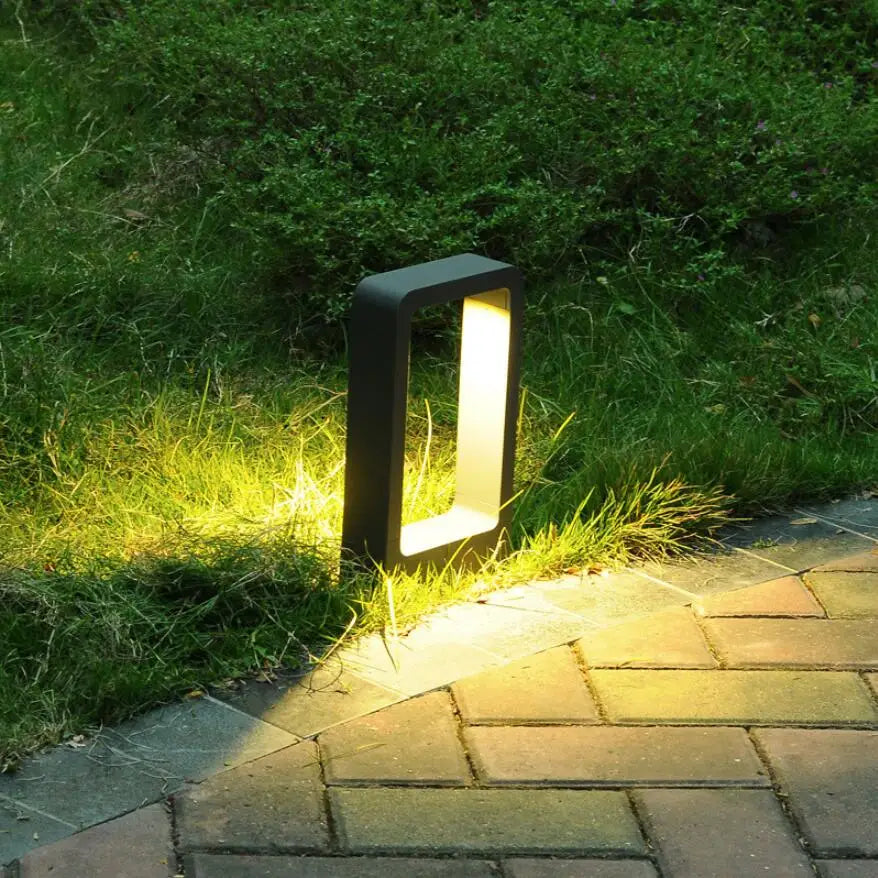 Avelena | 15W LED Gartenlicht: Aluminium-Pfostenlampe für Außenhof, Villa Landschaftsbeleuchtung