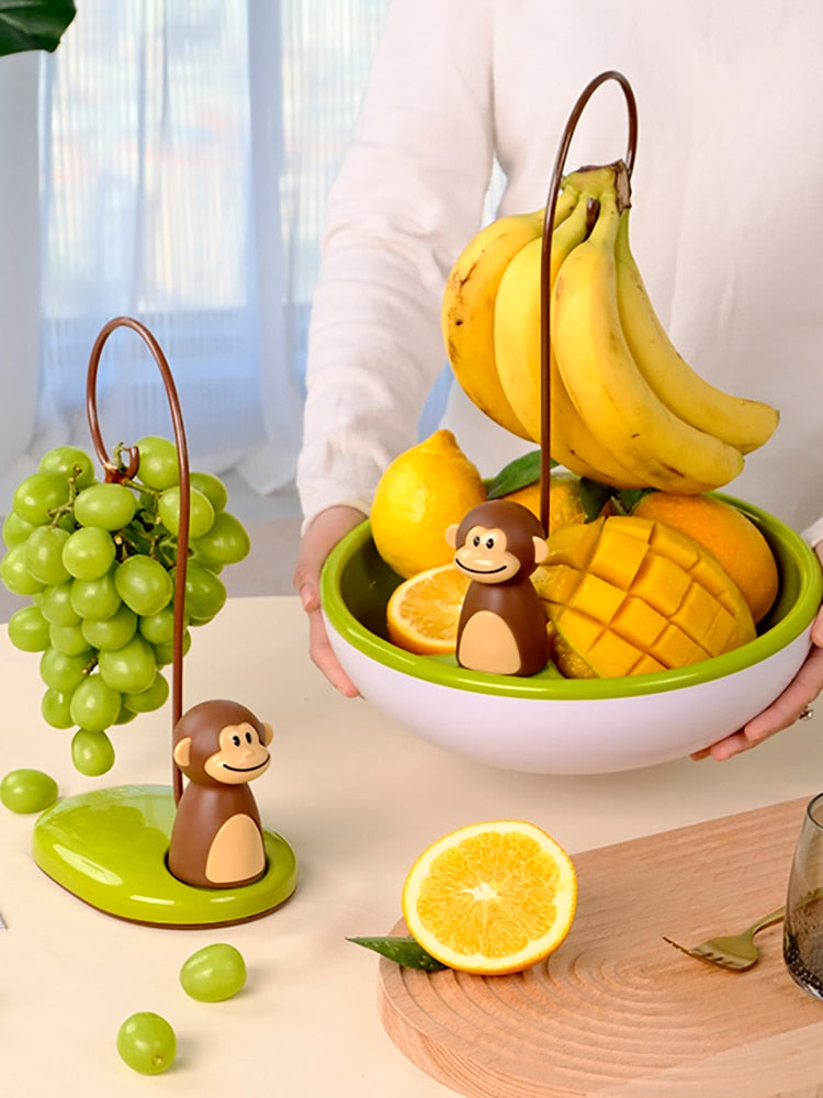 Avelena | Monkey Shape Küche Banane Hänger Stand