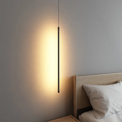 Avelena | Nordic LED Pendelleuchte: Minimalistisches Design mit kreativen Linien, perfekt für das Schlafzimmer, Essbereich