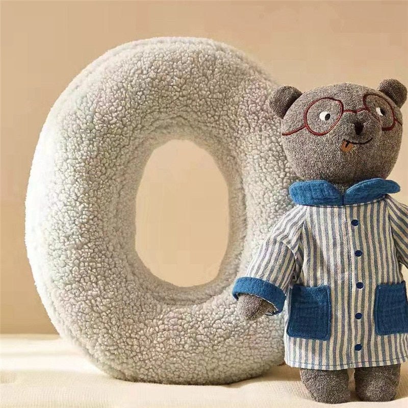 Avelena | Alphabet Letter Fleece Kissen