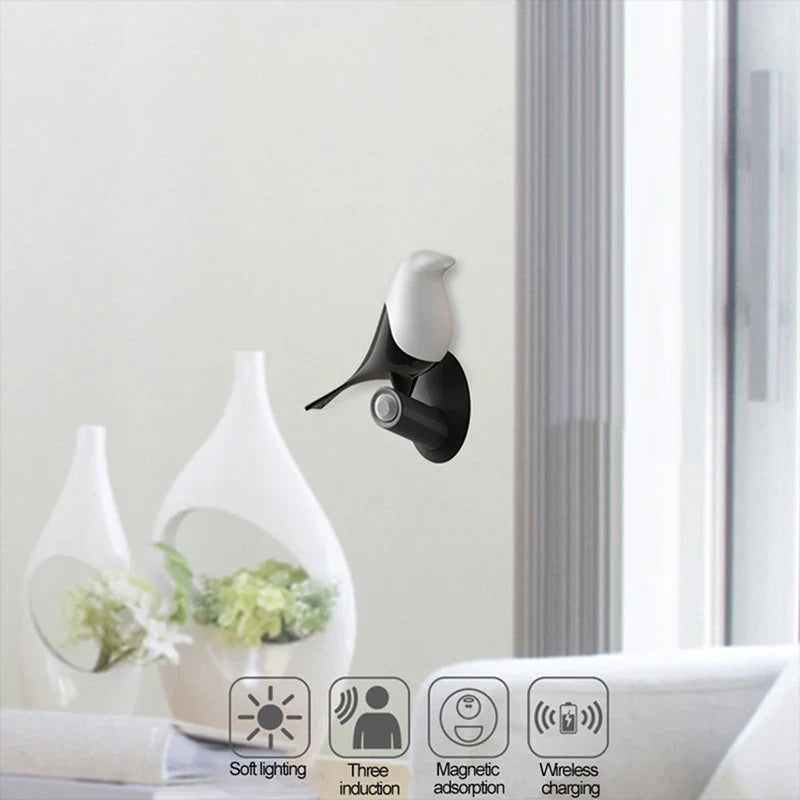Avelena | Vogel-Förmige Led Nachttischlampe, Usb Betrieben