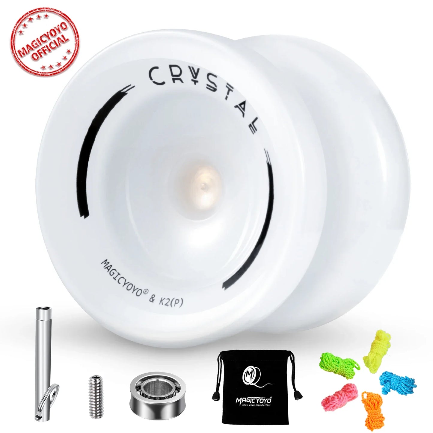 Avelena | K2 Crystal Yo-Yo - Doppelzweck Responsiv für Anfänger - Uresponsiv Lager