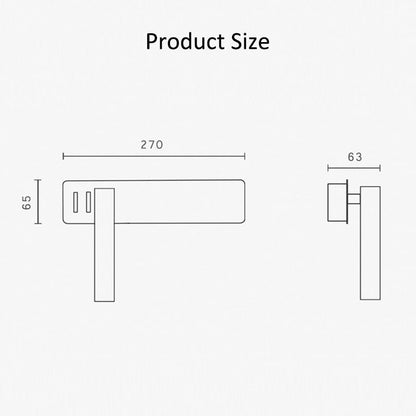 Avelena | Drehbare LED-Lesewandleuchte für das Bett