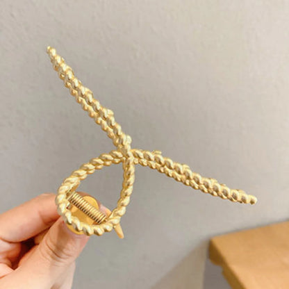 Avelena | Gold Haarspange: Retro Chic